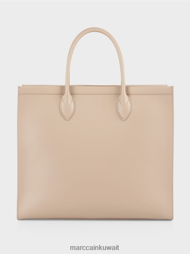 Marc Cain حقيبة يد 2 في 1 مع حروف الشعار LVN0D61531 ملحق الرمال العميقة