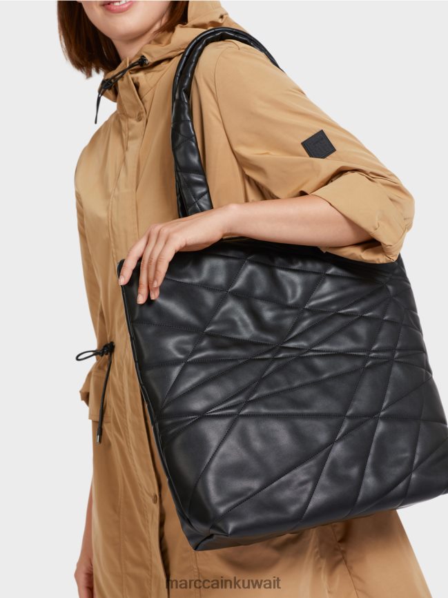 Marc Cain حمل حقيبة مع اللحف 3D LVN0D61548 ملحق أسود