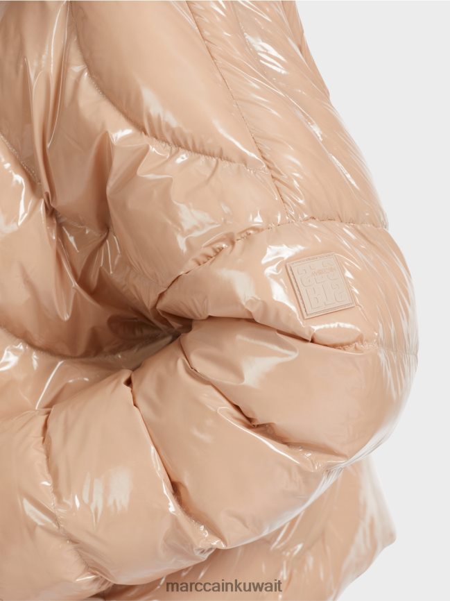 Marc Cain سترة مبطنة مع ثينسوليت 3M LVN0D6239 ملابس البني الطيني الناعم