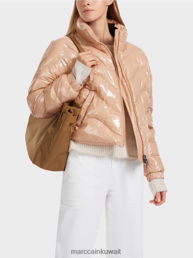 Marc Cain سترة مبطنة مع ثينسوليت 3M LVN0D6239 ملابس البني الطيني الناعم