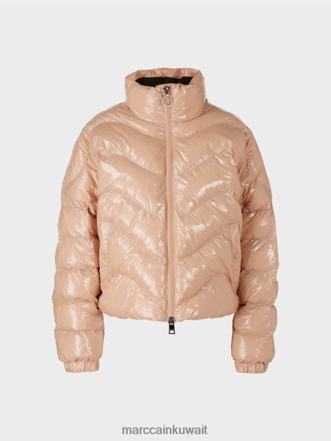 Marc Cain سترة مبطنة مع ثينسوليت 3M LVN0D6239 ملابس البني الطيني الناعم