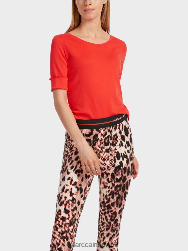 Marc Cain تيشيرت سادة بأكمام 3/4 LVN0D61263 ملابس كامباري