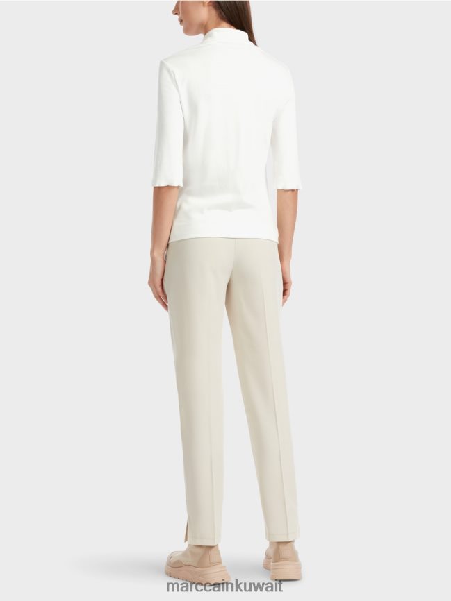 Marc Cain تيشيرت بأكمام 3/4 LVN0D61300 ملابس أبيض مصفر