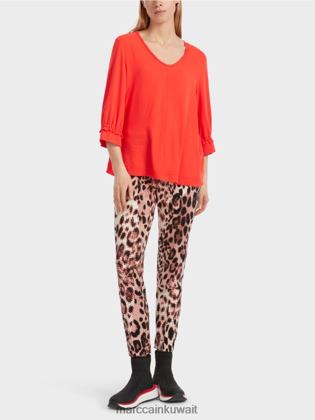 Marc Cain بلوزة على شكل حرف A LVN0D6850 ملابس كامباري