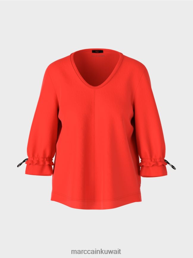 Marc Cain بلوزة على شكل حرف A LVN0D6850 ملابس كامباري