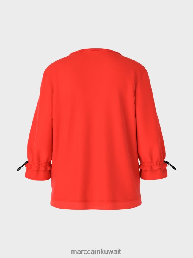 Marc Cain بلوزة على شكل حرف A LVN0D6850 ملابس كامباري
