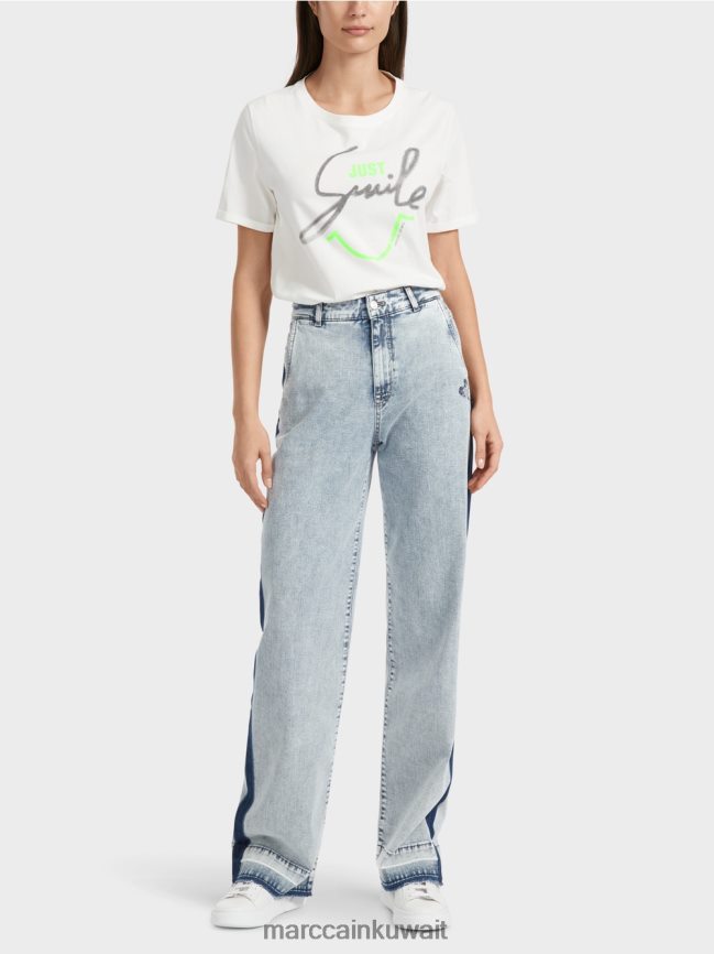 Marc Cain جينز ويجان مع تأثير DIY LVN0D6761 ملابس الدنيم الخفيف