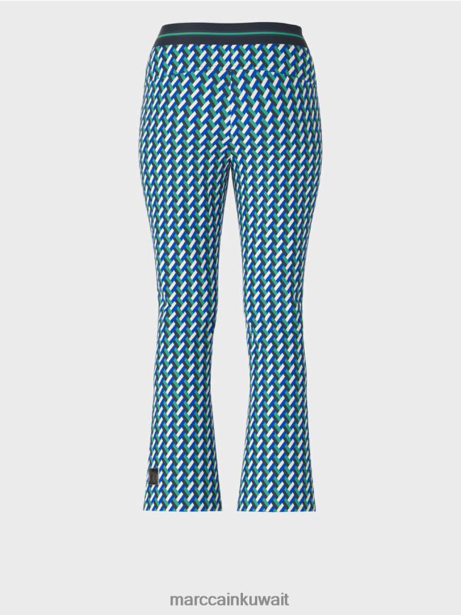 Marc Cain Fengyi بنطال ضيق بقصة مستقيمة LVN0D6542 ملابس المينا