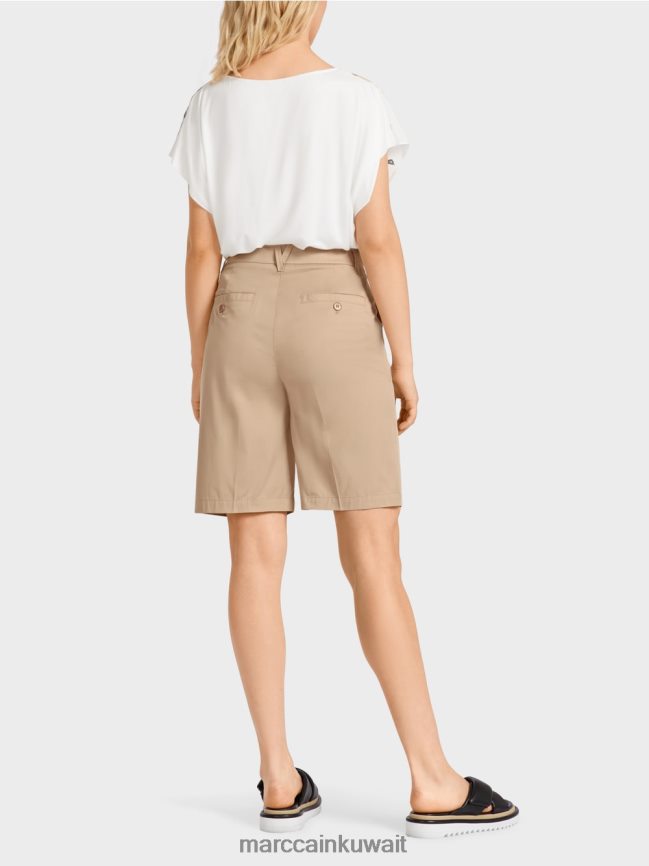 Marc Cain شورت Finike بمقاس أنثوي LVN0D6658 ملابس الرمال العميقة