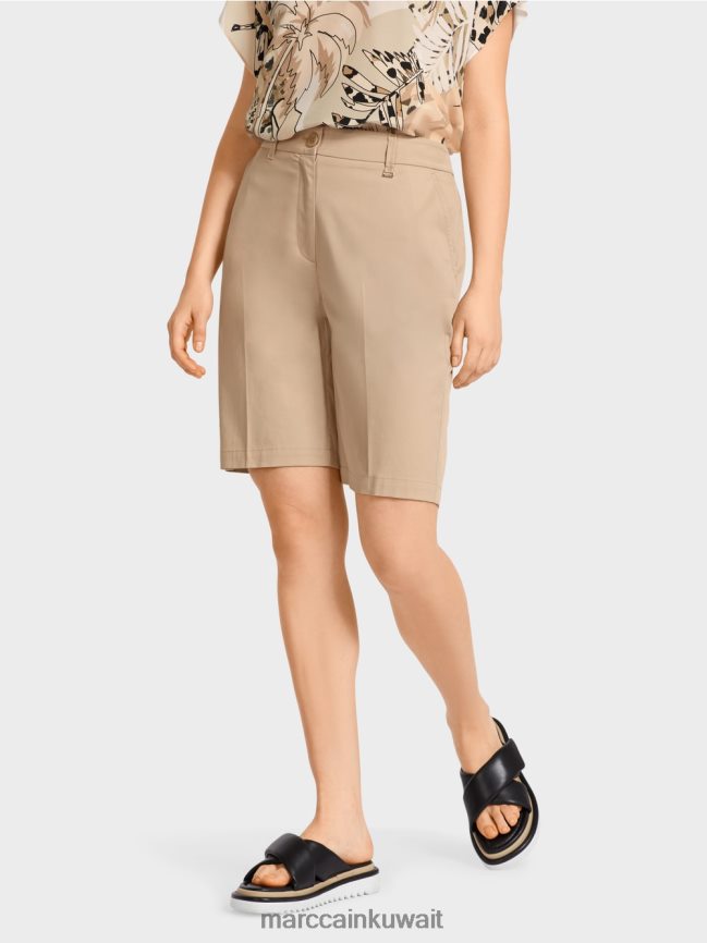Marc Cain شورت Finike بمقاس أنثوي LVN0D6658 ملابس الرمال العميقة