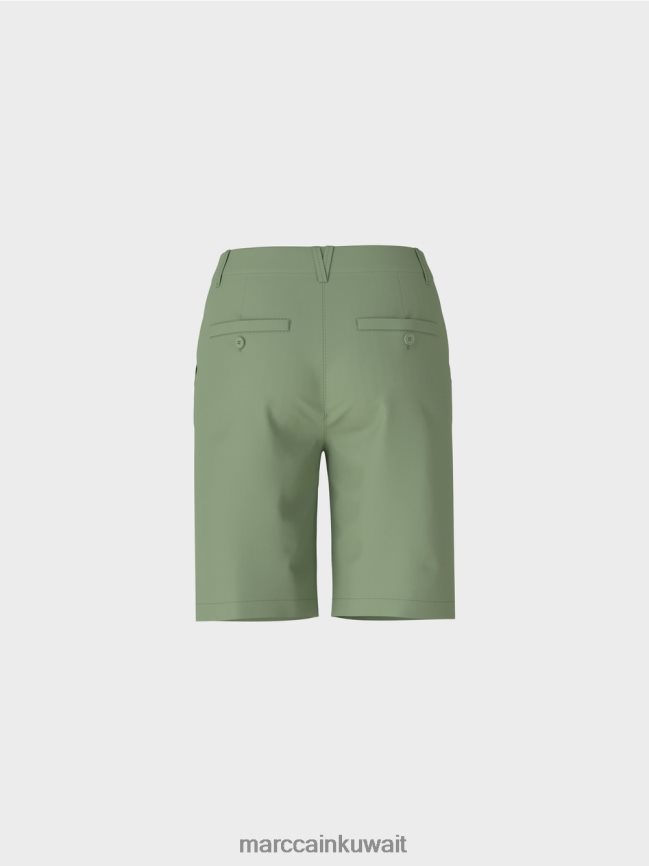 Marc Cain شورت Finike بمقاس أنثوي LVN0D6663 ملابس الأخضر الصوفي