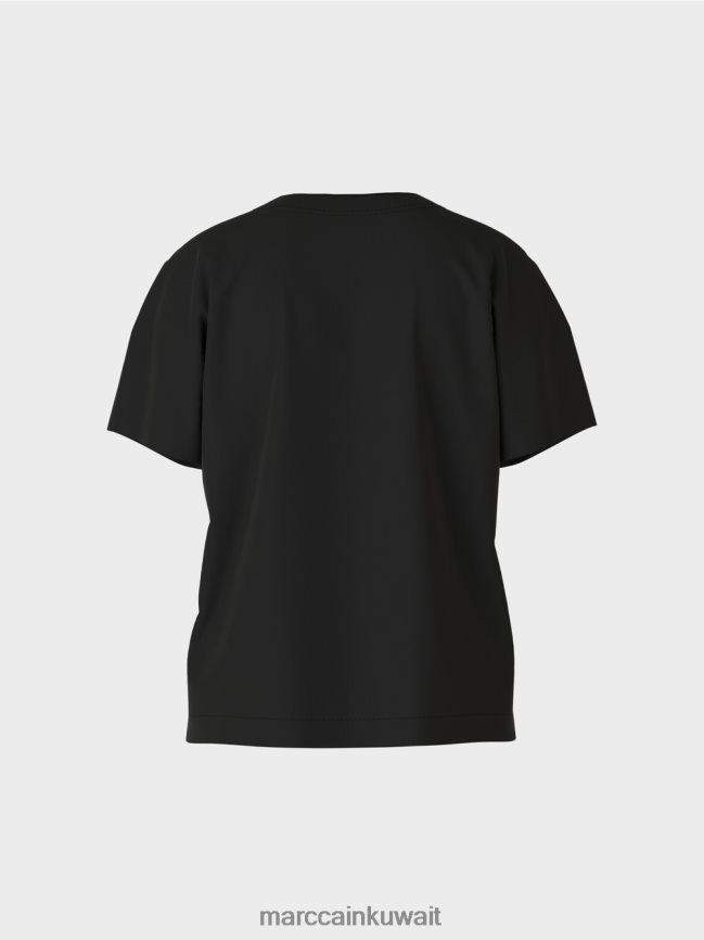 Marc Cain قمة كيمونو عادية LVN0D61008 ملابس أسود