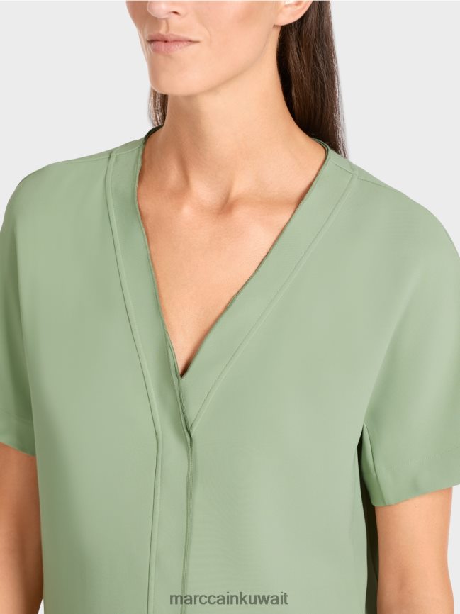 Marc Cain قمة كيمونو عادية LVN0D61011 ملابس مسحوق النعناع