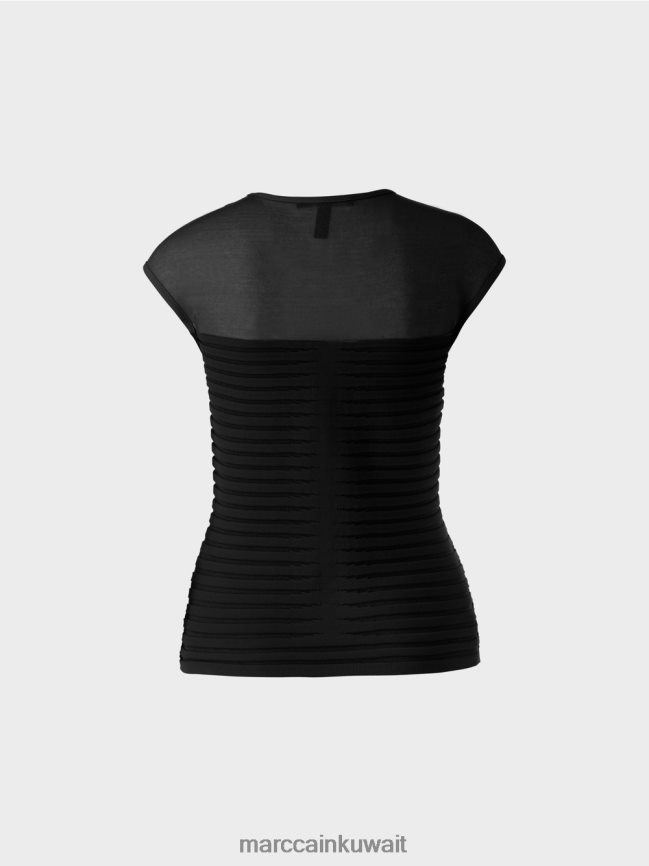 Marc Cain بلوزة مخططة بعبارة 