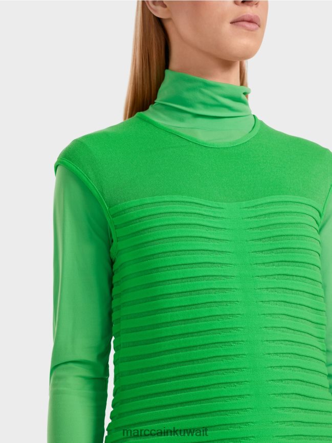 Marc Cain بلوزة مخططة بعبارة 