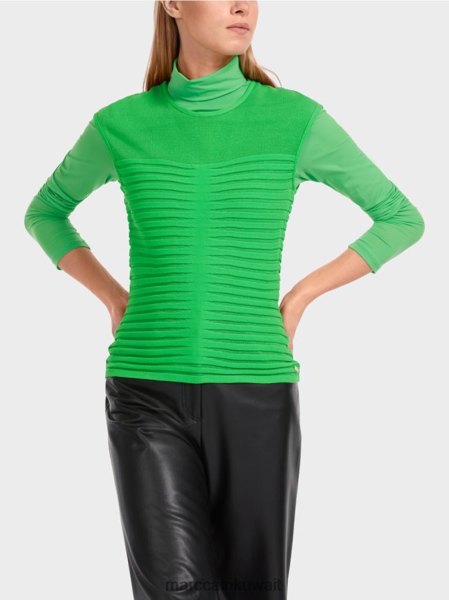 Marc Cain بلوزة مخططة بعبارة 