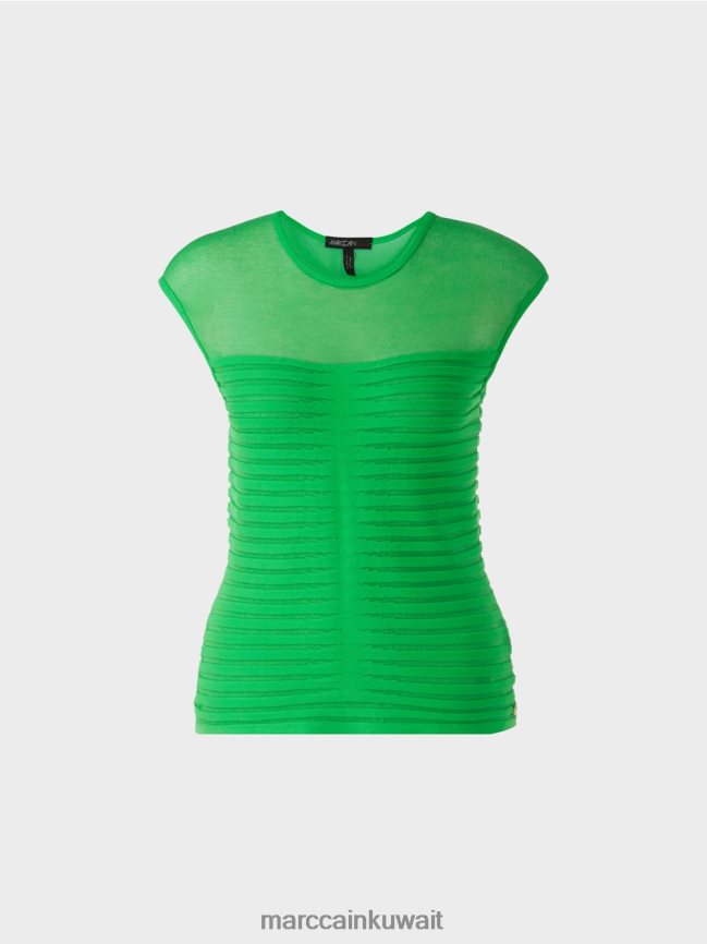 Marc Cain بلوزة مخططة بعبارة 