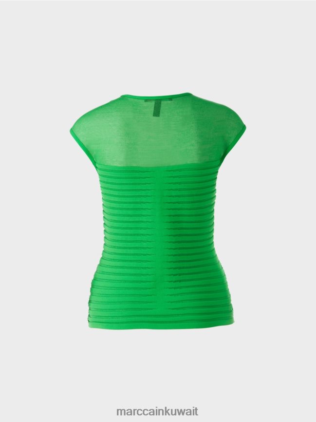 Marc Cain بلوزة مخططة بعبارة 