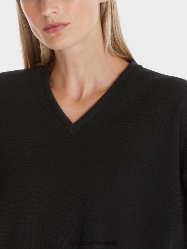 Marc Cain سترة - محبوكة في ألمانيا LVN0D61035 ملابس أسود