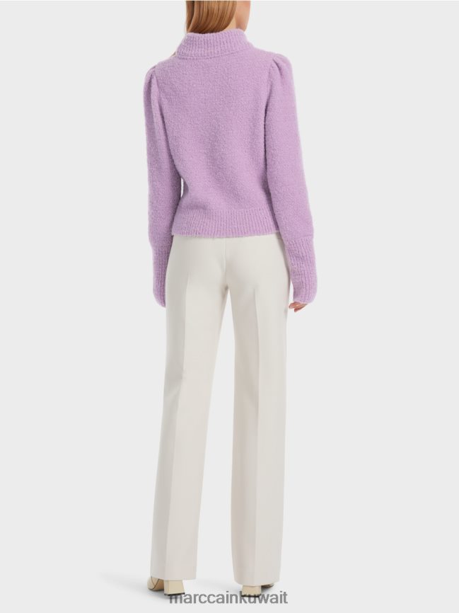 Marc Cain كنزة لامعة محبوكة في ألمانيا LVN0D61040 ملابس الخزامى مشرق