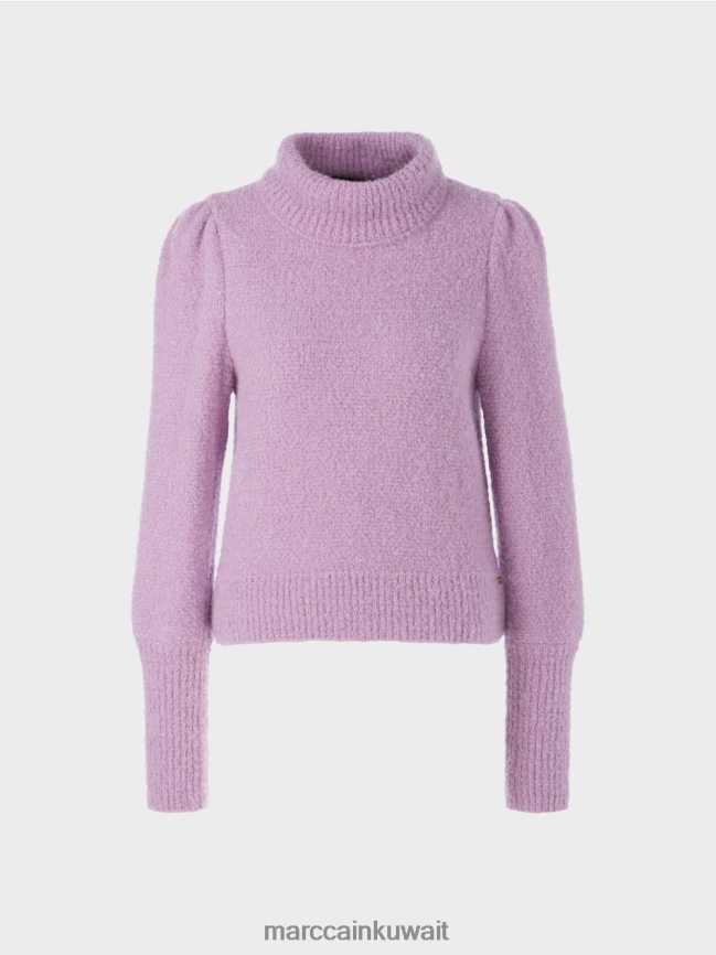 Marc Cain كنزة لامعة محبوكة في ألمانيا LVN0D61040 ملابس الخزامى مشرق