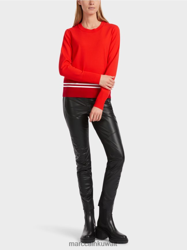 Marc Cain سترة صوفية "إعادة التفكير معًا". LVN0D61048 ملابس كامباري