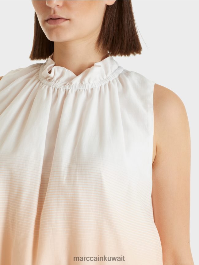 Marc Cain فستان مع التدرج اللوني LVN0D6104 ملابس وردي مشرق