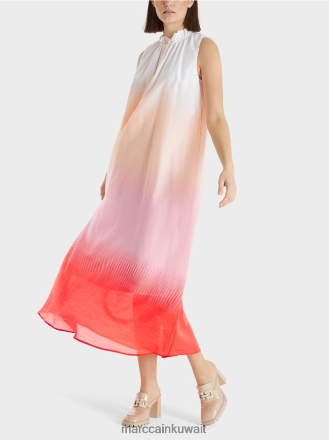 Marc Cain فستان مع التدرج اللوني LVN0D6104 ملابس وردي مشرق
