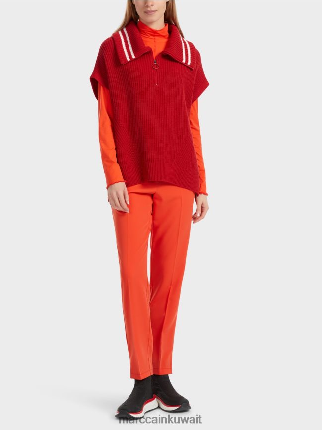 Marc Cain سترة بلا أكمام محبوكة في ألمانيا LVN0D61050 ملابس توت بري