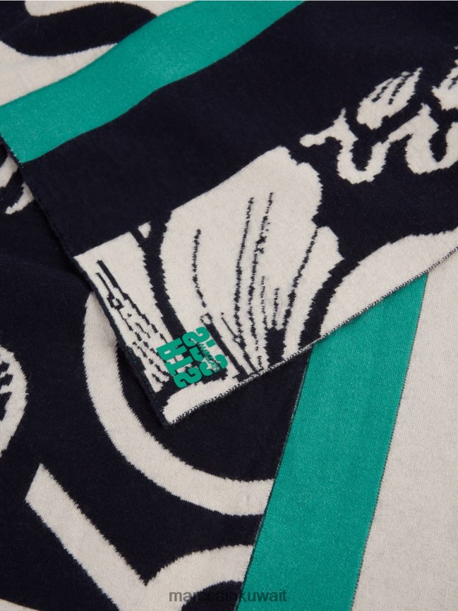 Marc Cain وشاح متماسكة غرامة منقوشة LVN0D61068 ملابس اللوز زهر