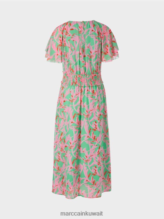 Marc Cain فستان بطبعة زهور LVN0D6106 ملابس اليشم مشرق
