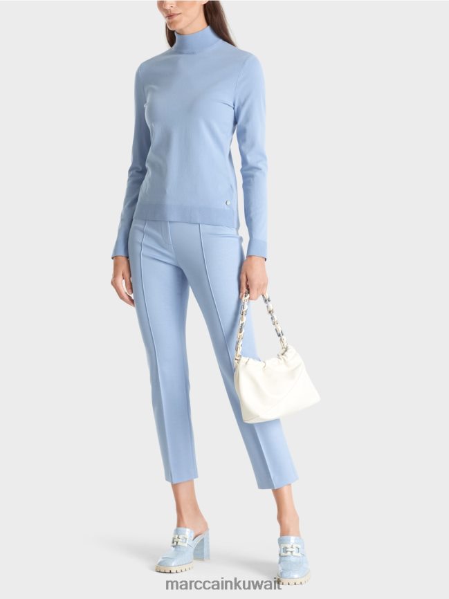 Marc Cain سترة متماسكة "إعادة التفكير معًا". LVN0D61074 ملابس سماء الصيف المظلمة