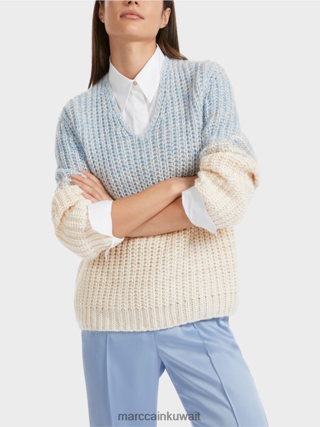 Marc Cain سترة - محبوكة في ألمانيا LVN0D61083 ملابس سماء الصيف المظلمة