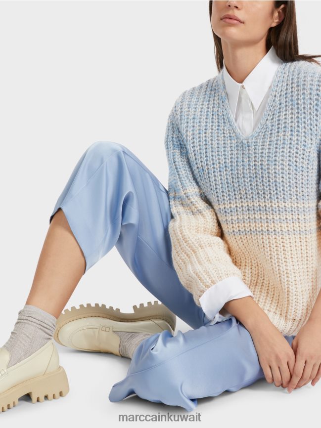 Marc Cain سترة - محبوكة في ألمانيا LVN0D61083 ملابس سماء الصيف المظلمة