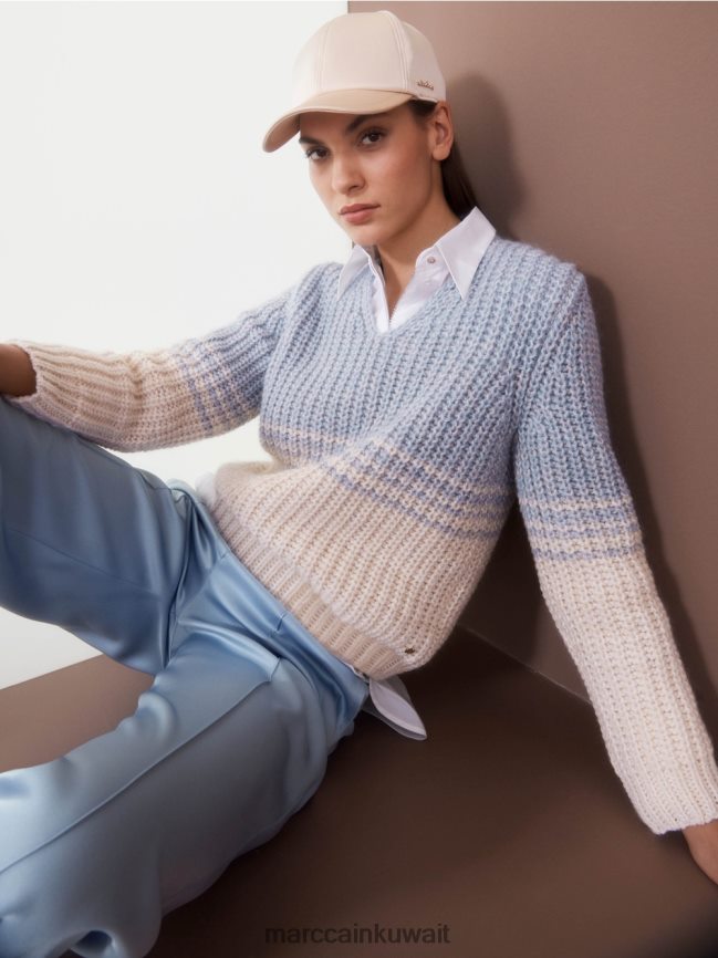 Marc Cain سترة - محبوكة في ألمانيا LVN0D61083 ملابس سماء الصيف المظلمة