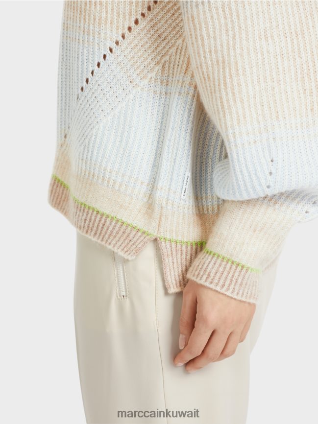 Marc Cain سترة - محبوكة في ألمانيا LVN0D61099 ملابس مسحوق ناعم أزرق