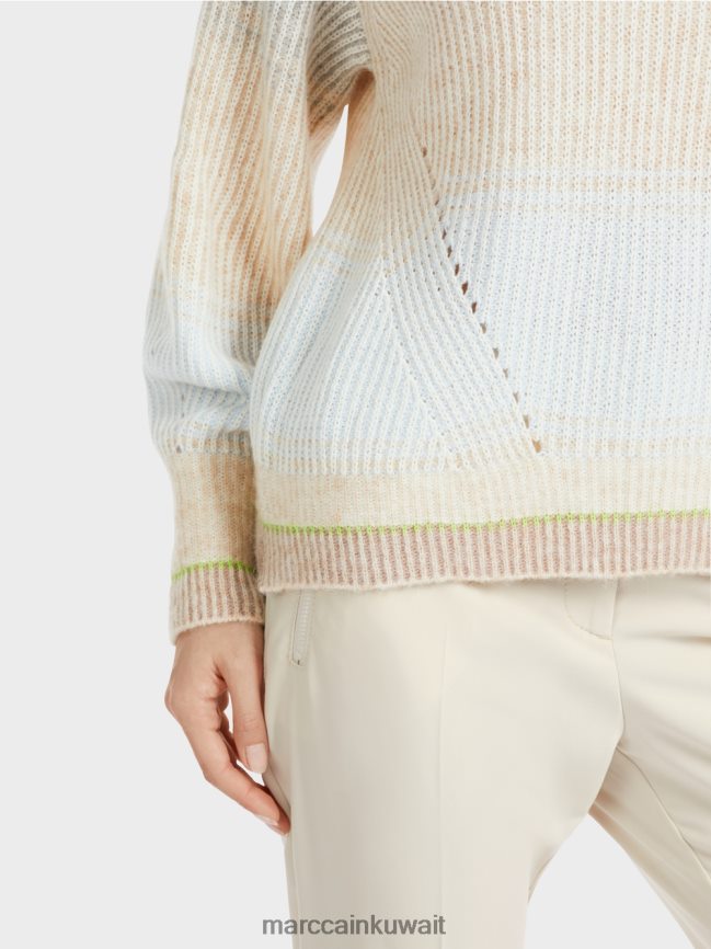 Marc Cain سترة - محبوكة في ألمانيا LVN0D61099 ملابس مسحوق ناعم أزرق