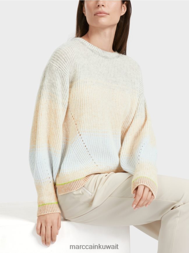 Marc Cain سترة - محبوكة في ألمانيا LVN0D61099 ملابس مسحوق ناعم أزرق