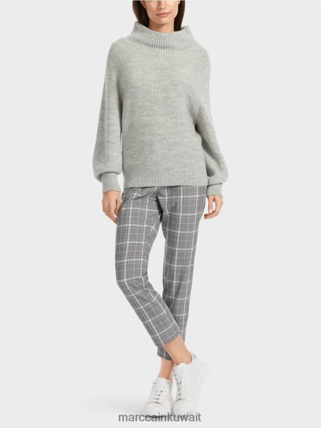 Marc Cain سترة - محبوكة في ألمانيا LVN0D61104 ملابس الرمادي الفضي