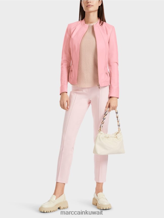 Marc Cain سترة لوركس محبوكة في ألمانيا LVN0D61118 ملابس مسحوق وردي ناعم