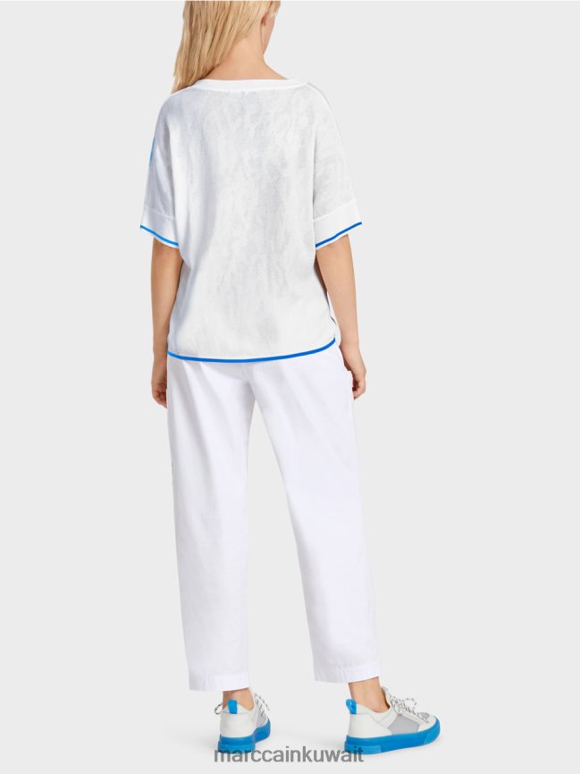 Marc Cain سترة الباتيك محبوكة في ألمانيا LVN0D61128 ملابس لاعب القفز بالمظلات الجديد