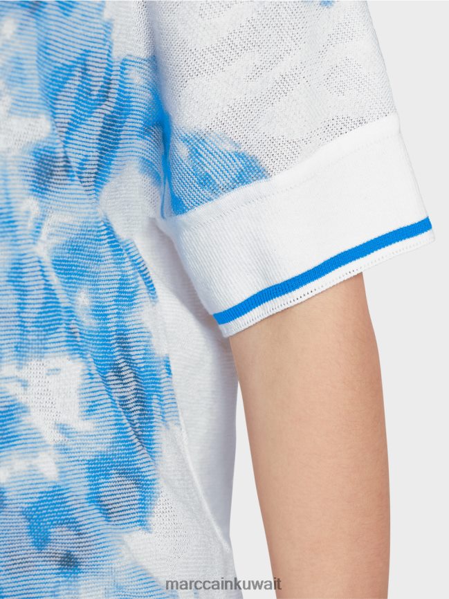 Marc Cain سترة الباتيك محبوكة في ألمانيا LVN0D61128 ملابس لاعب القفز بالمظلات الجديد