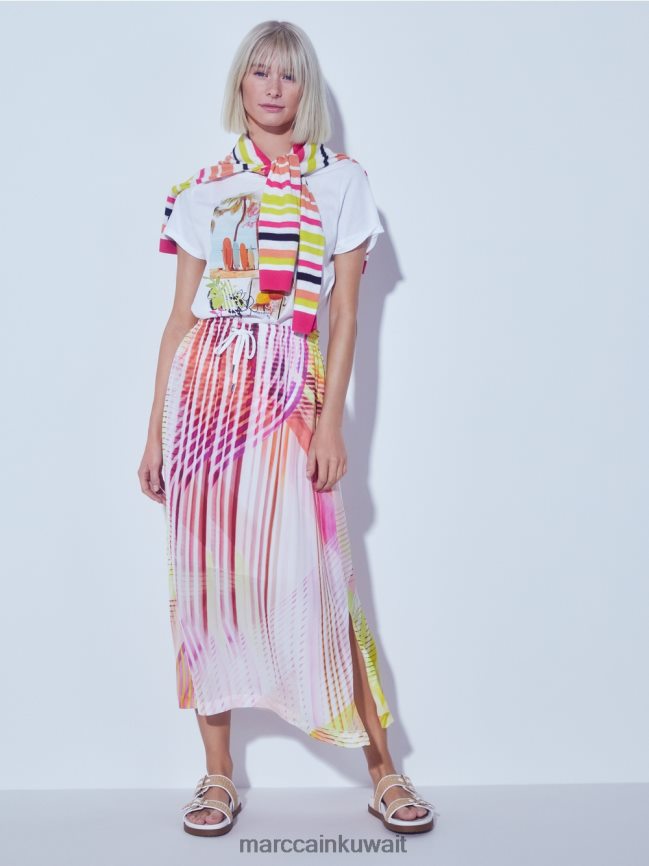 Marc Cain سترة مخططة LVN0D61139 ملابس ليميد خفيف