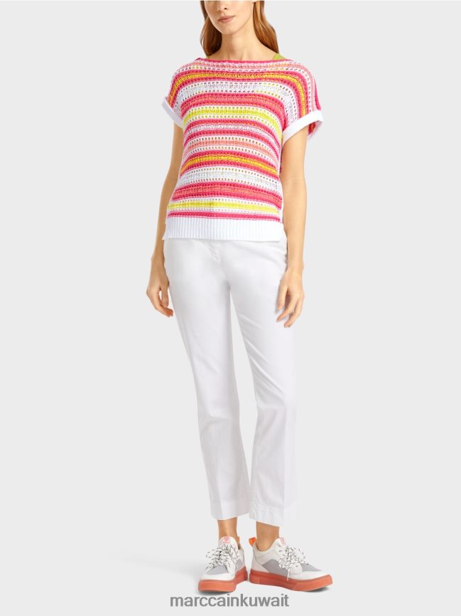 Marc Cain قمة "محبوكة في ألمانيا" LVN0D61140 ملابس ليميد خفيف