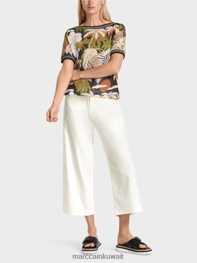 Marc Cain سترة "محبوكة في ألمانيا" LVN0D61146 ملابس زيتوني أخضر عميق