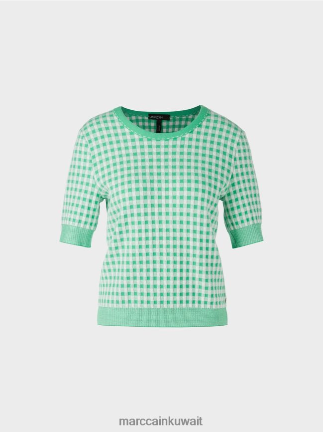 Marc Cain سترة فيشي كاروهات 