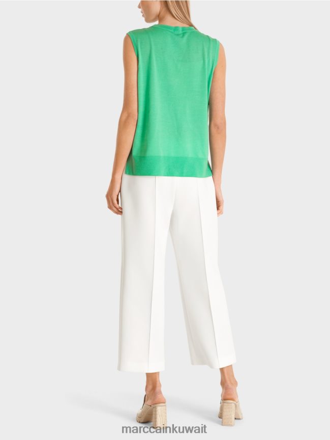 Marc Cain قمة محبوكة فائقة النعومة LVN0D61174 ملابس اليشم مشرق