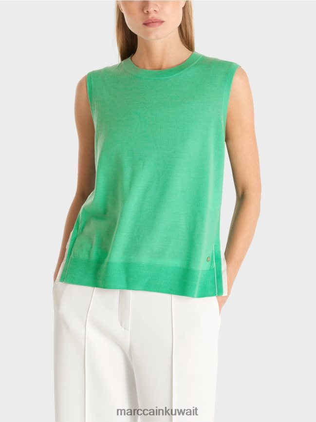 Marc Cain قمة محبوكة فائقة النعومة LVN0D61174 ملابس اليشم مشرق