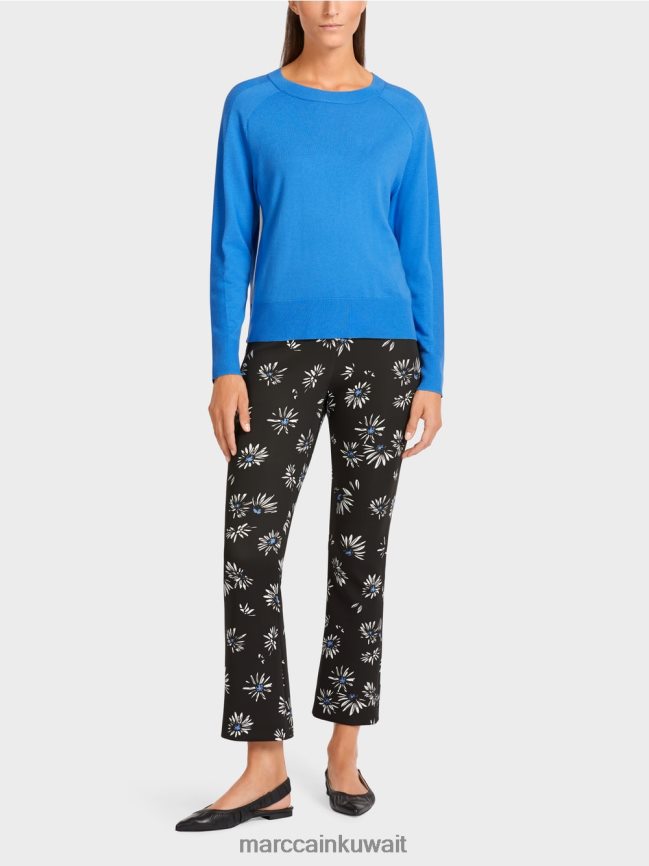 Marc Cain سترة في مزيج المواد الفاخرة LVN0D61185 ملابس أزور