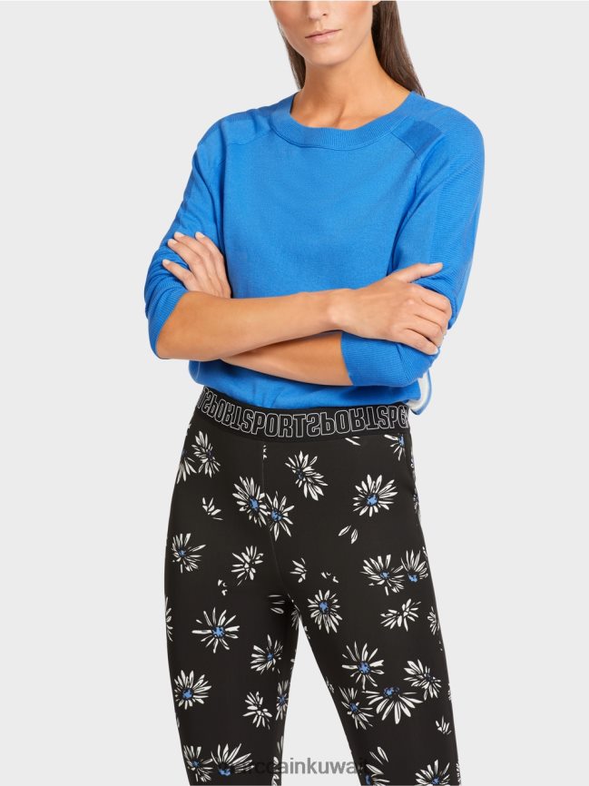 Marc Cain سترة في مزيج المواد الفاخرة LVN0D61185 ملابس أزور